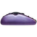 Hidersine Violin Case - Polycarbonate Halfmoon Brushed Purple
