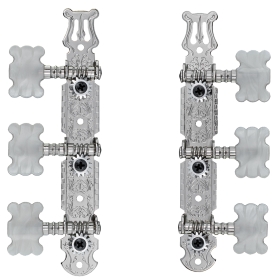 TGI Machineheads. Classical 3 in a Line. Lyra Style. Nickel