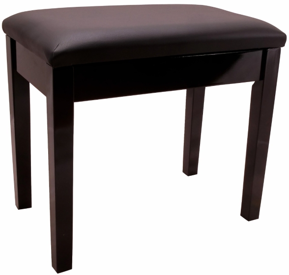 Montford Piano Bench with Storage - Black