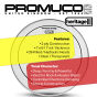 Promuco Heritage Drumhead 2-Ply Oil-Filled Tom/Snare 14"