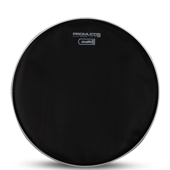 Promuco Stealth Drumhead Black Mesh for Digital Drum Kits/Silencing Acoustic Drumkits 16"